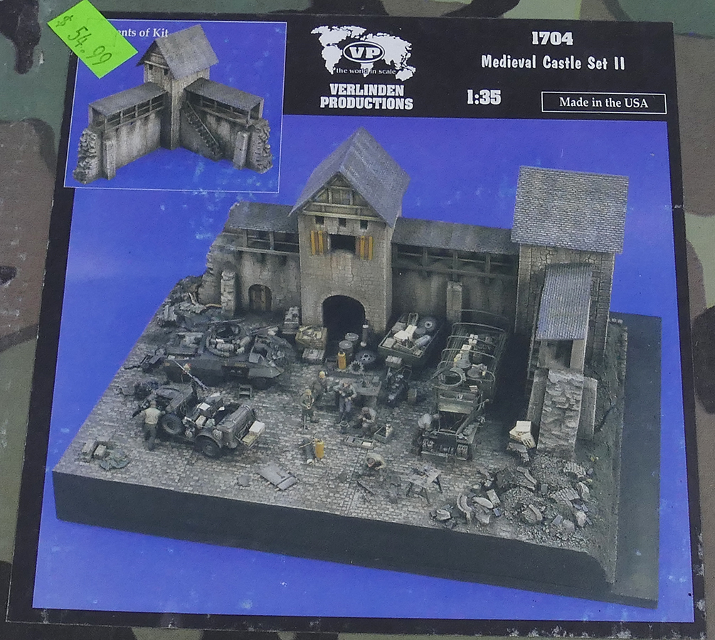 Verlinden Productions 1/35 建物模型キット 2つセット Verlinden Medieval Castle Set #2 (II) (WWII) - 1/35 Scale Model