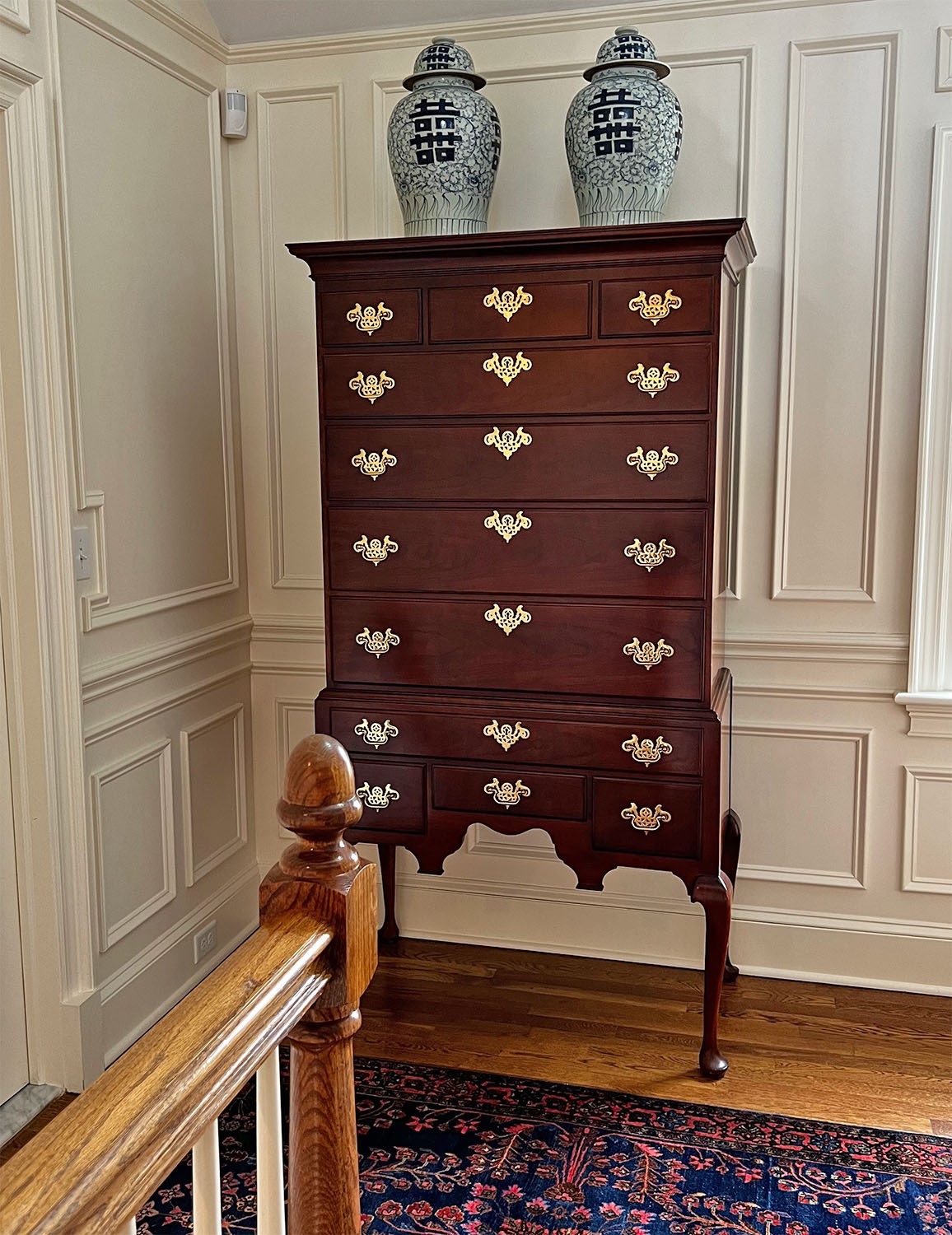 Kindel Furniture Queen Anne-style Mahogany Highboy Chest Of Drawers ...