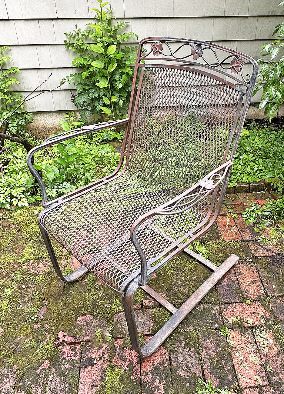 wrought iron bouncy chairs