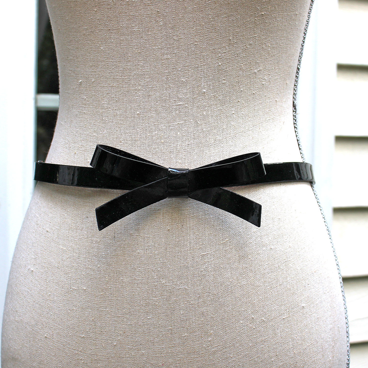kate spade black patent bow belt Kate Spade Women main image 4