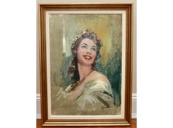 Giordano Giovanetti (1906-1973) Original Oil On Canvas