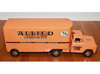 Vintage 1960's Tonka Pressed Steel Toy - Allied Van Lines Truck