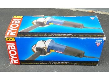 Ryobi 4-1/2 In. Barrel Grip Angle Grinder