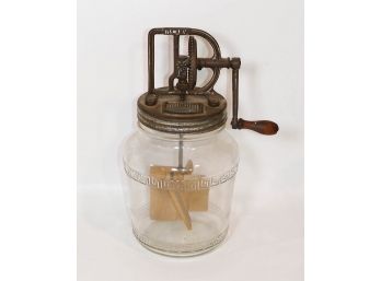 Vintage Dazey 34C Wood Paddled Butter Churn