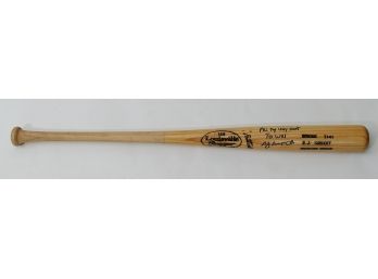 B. J. Surhoff MLB Signed Baseball Bat