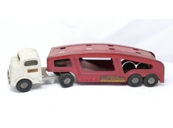 Vintage 1950's-1960's Structo Pressed Steel Auto Transport Toy Vehicle