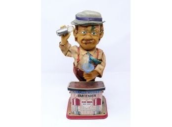 Vintage 1960's Charlie Weaver Bartender Battery Operated Toy