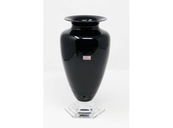 Baccarat Orsay Noir Crystal Vase - Never Displayed, In Original Box - Great Holiday Gift