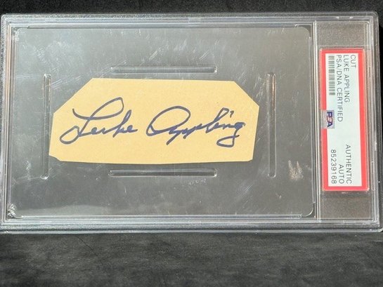 LUKE APPLING AUTO PSA #47809 | Auctionninja.com