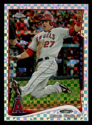 2014 TOPPS CHROME XFRACTOR MIKE TROUT