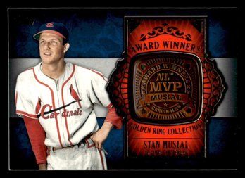 2012 Topps Golden Ring Collection Award Winners STAN MUSIAL