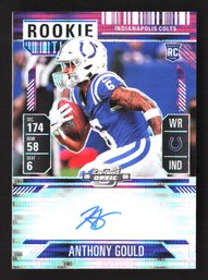 2024 PANINI CONTENDERS OPTIC ROOKIE ANTHONY GOULD PURPLE PULSAR /27