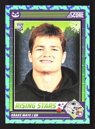 2024 Score-A-Treat #17 Drake Maye Rising Stars Green Bats RC