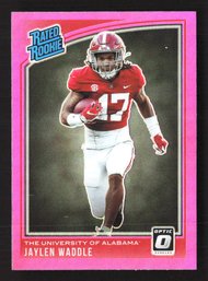 2021 Chronicles Draft Picks #207 Jaylen Waddle Pink Optic Rated Rookie