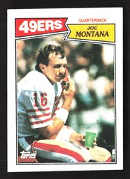 Joe Montana, 1987 Topps, #112, San Francisco 49ers