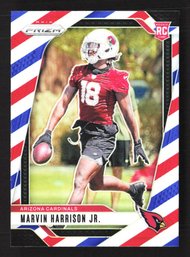 Marvin Harrison Jr. RC 2024 Panini Prizm #375 Rookies Red White & Blue Prizm