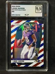 2024 Prizm Lamar Jackson Red-white-blue Prizm - Mnt
