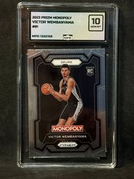 2023-24 Prizm Monopoly Victor Wembanyama Rookie - Gem