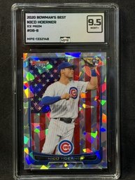 2020 Bowman's Best Nico Hoerner Rookie Ice Prizm - Mnt