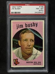 1959 Topps Jim Busby PSA 8