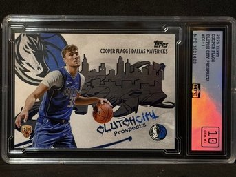 2025 Topps Cooper Flagg Rookie - Clutch City Prospects  - Gem