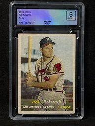 1957 Topps Joe Adcock - Sx-nm