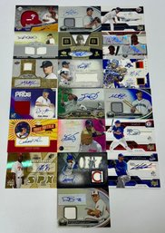 19 Baseball Autos Patch Cards #'d Rookie Lot