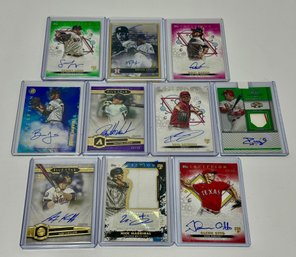 1 Sigfned Patch Auto #'d Baseball Card Lot