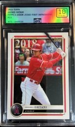 2022 TOPPS X SHOHEI OHTANI - AARON JUDGE FIRST IMPRESSIONS - GEM