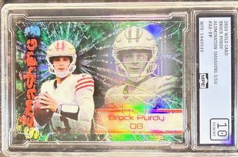 2023 WILD CARD BROCK PURDY ROOKIE SSP /50 - GEM