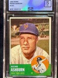1963 TOPPS RICHIE ASHBURN - EXC