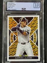 2025 TOPPS AARON JUDGE BLACK GOLD - GEM