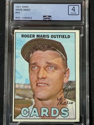 1967 TOPPS ROGER MARIS - VG-EX