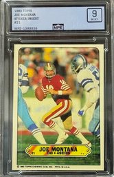 1983 TOPPS JOE MONTANA - STICKER INSERT  MINT