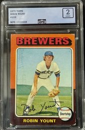1975 TOPPS ROBIN YOUNT ROOKIE - GOOD