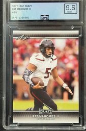 2017 LEAF DRAFT PAT MAHOMES II ROOKIE - MINT