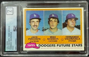 1981 TOPPS FERNANDO VALENZUELA ROOKIE - NM