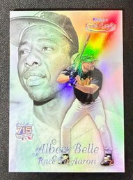 1999 TOPPS GOLD LABEL HANK AARON, ALBERT BELLE