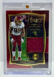 2020 Select Prizm Chase Young Red Rookie RC Patch