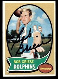 1970 Bob Griese Signed JSA Certified