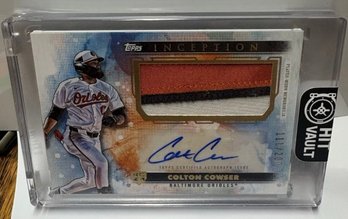 Topps 2024 Inception Colton Cowser Rookie RC Auto Patch /200