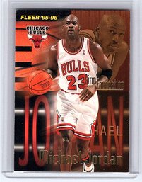 1995-96 Fleer Basketball Michael Jordan Firm Foundation