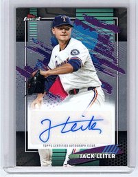 2026 Topps Finest Jack Leiter Autograph