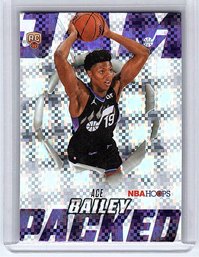 2025 NBA Hoops Ace Bailey JAM PACKED PIXEL BURST RC