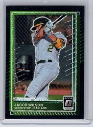 2025 Panini Donruss Optic Jacob Wilson Black RC