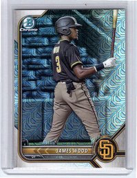 2022 Bowman Chrome James Wood Mojo Refractor