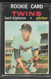 1971 TOPPS BERT BLYLEVEN ROOKIE