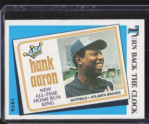 1989 TOPPS HANK AARON