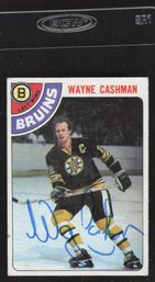WAYNE CASHMAN AUTOGRAPH - 100% Guaranteed