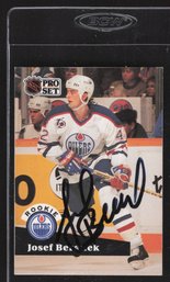 JOSEF BERANEK AUTOGRAPH - 100% Guaranteed